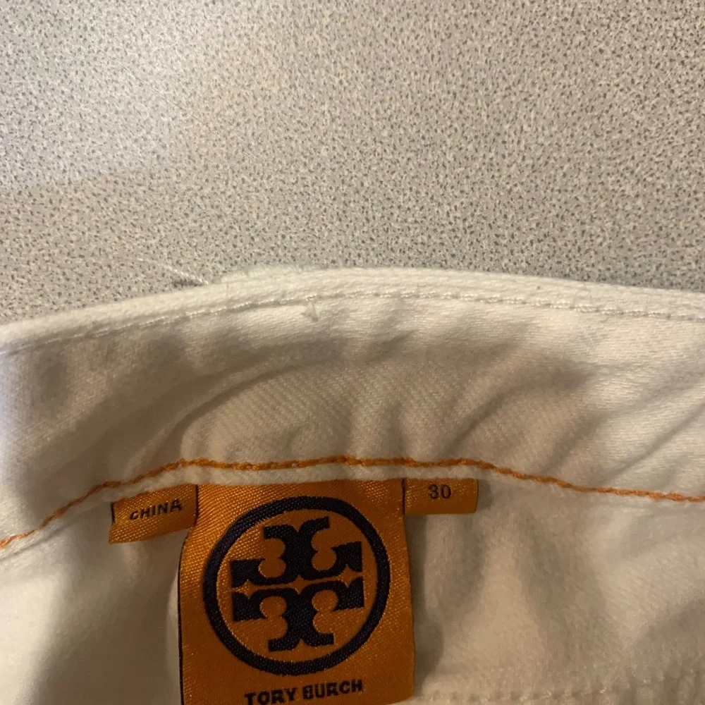 Tory Burch White 5 pkt Super Skinny Jeans sz 30